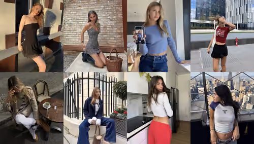 Suite Benedict Instagram grid of outfit photos