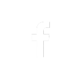 Facebook logo icon white