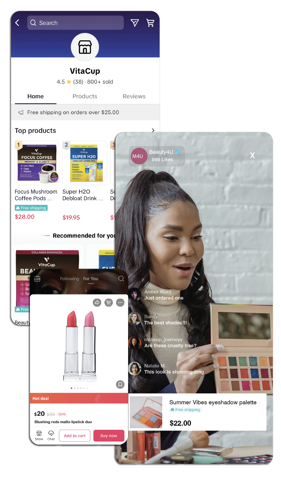 Compilation of social media imagery