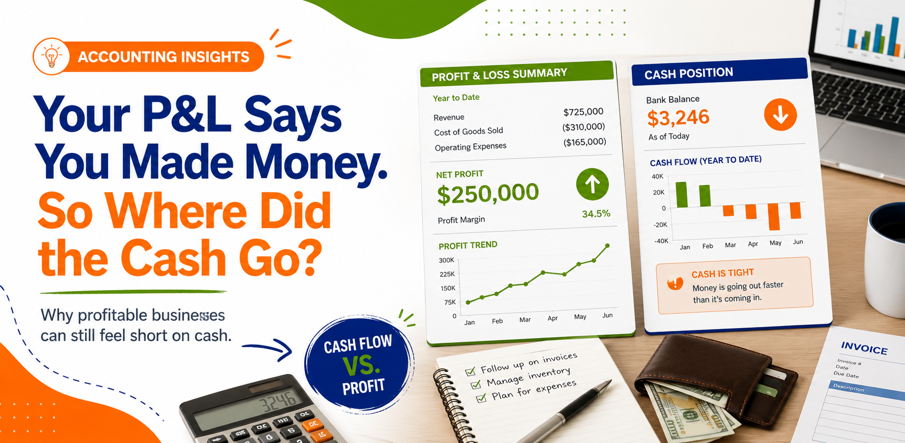 Your P&L Says You Made Money. So Where Did the Cash Go?