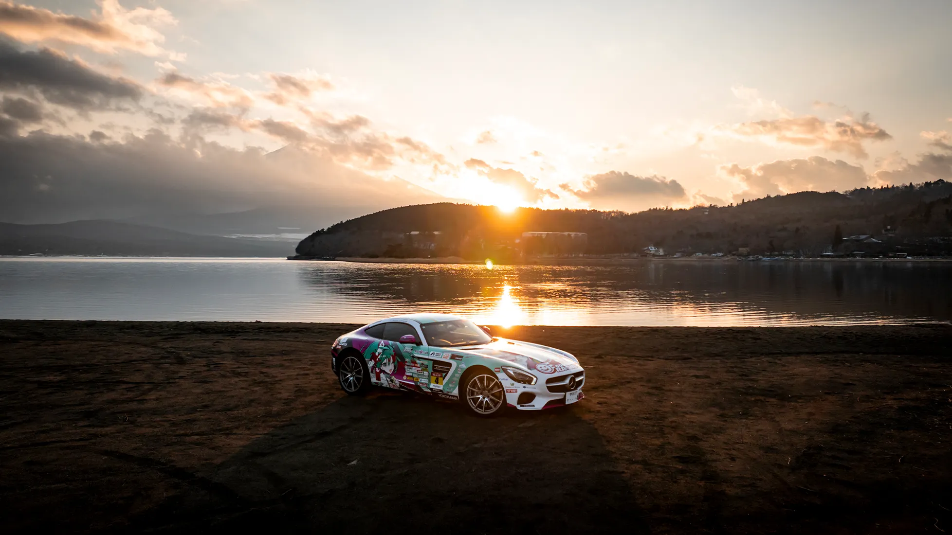 Japanese sports car at Daikoku PA captured for Omoshiro by MVO Productions