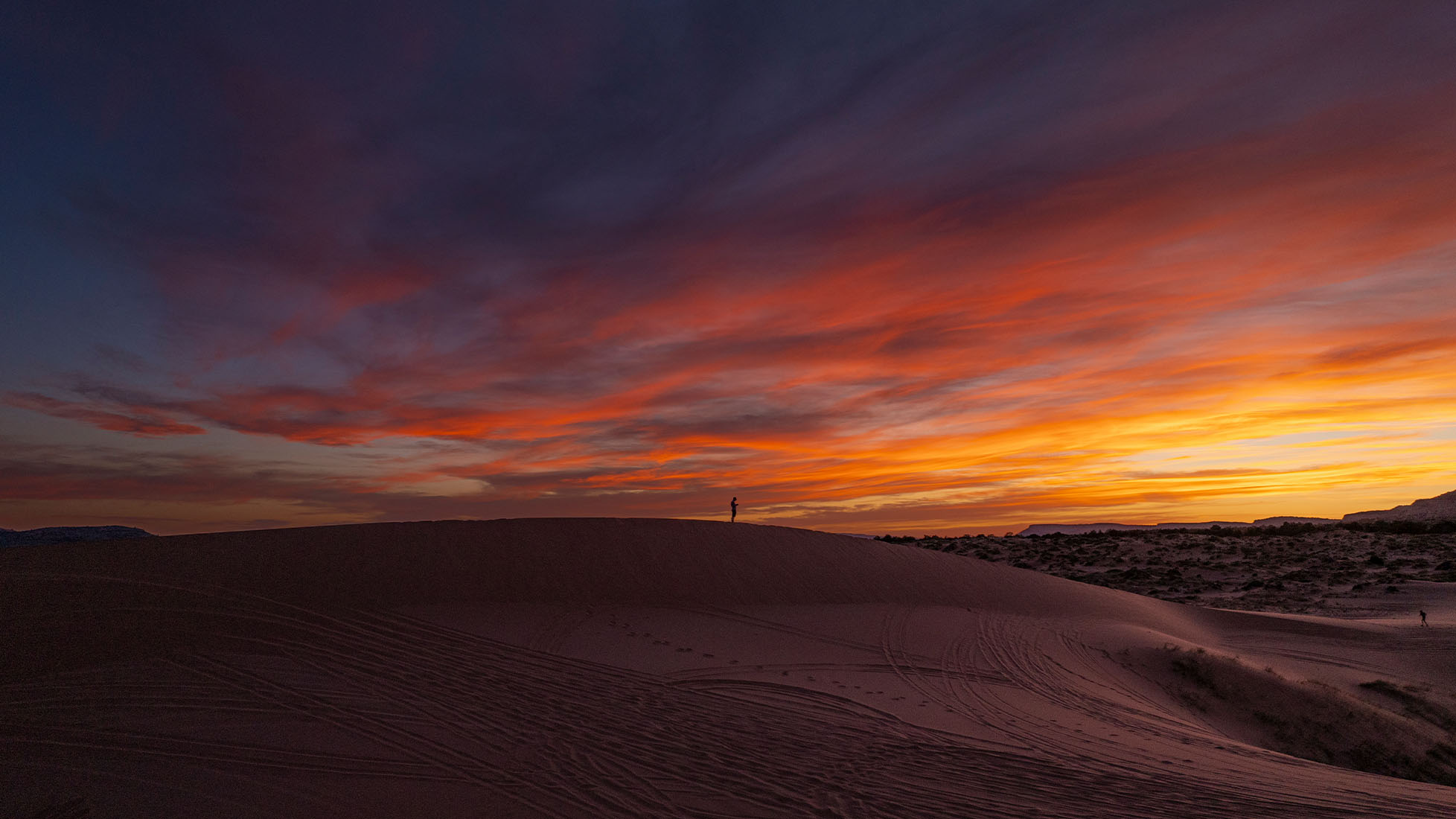 Wide desert landscape captured for Dust of Meaning by MVO Productions