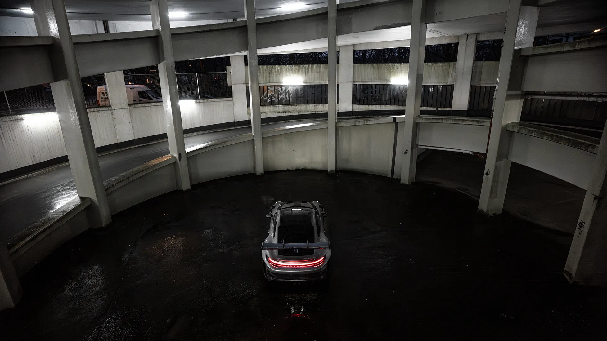 Porsche 992 GT3 RS detail from the Midnight Run commercial by MVO Productions