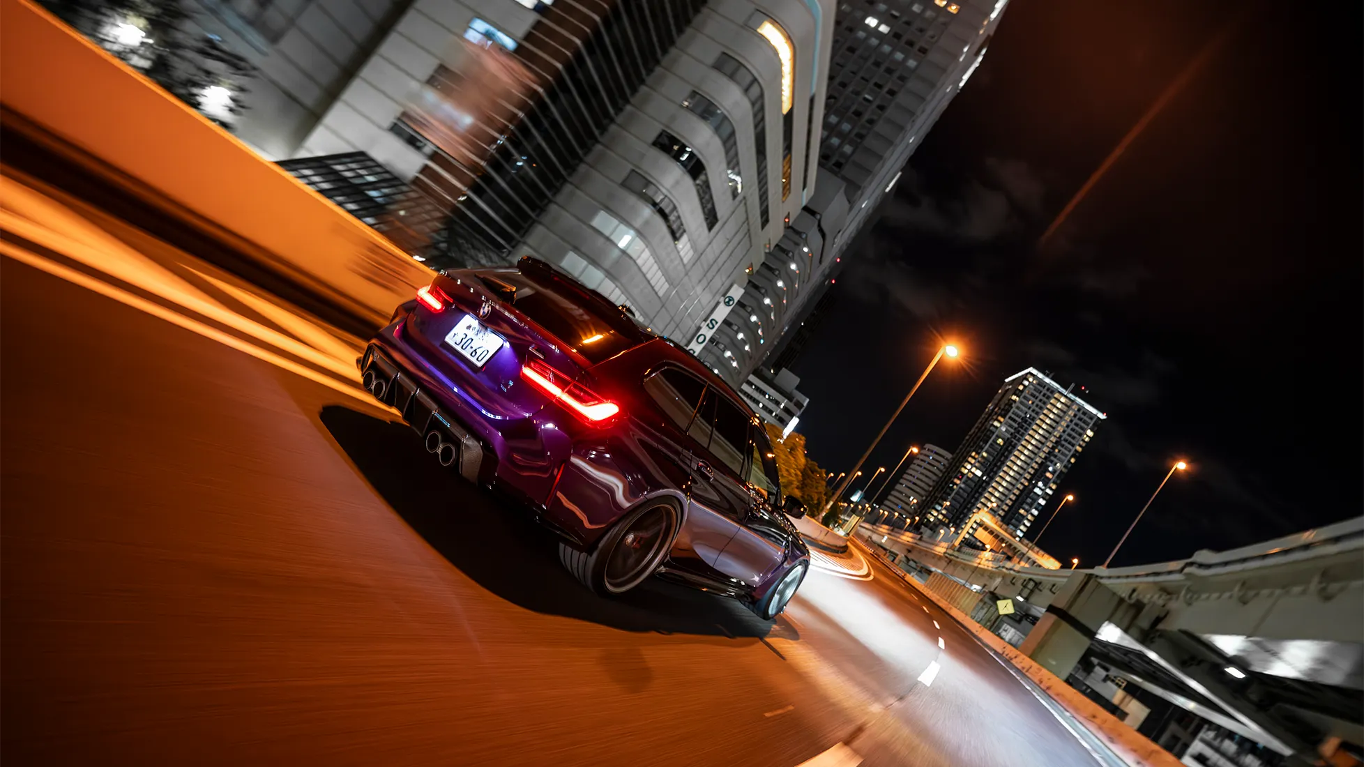 Mount Fuji backdrop with a Japanese sports car, Omoshiro project by MVO Productions