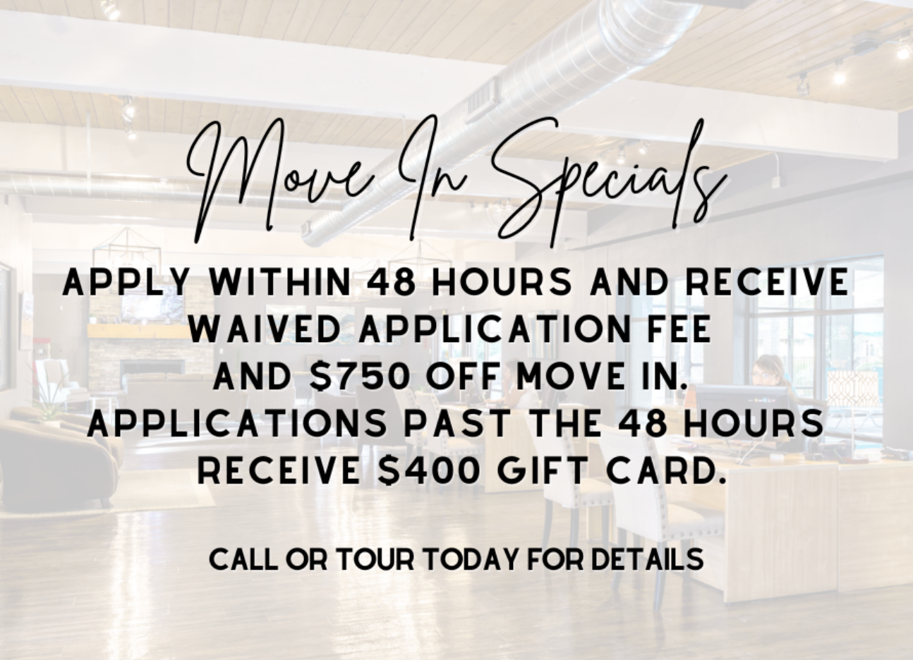 Move In Special