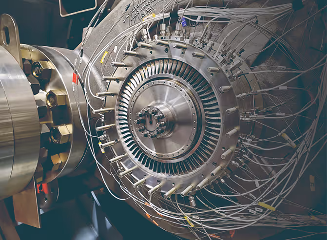 Close up of assembly