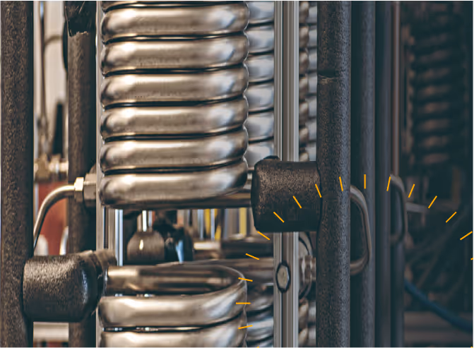 Close up of equipment