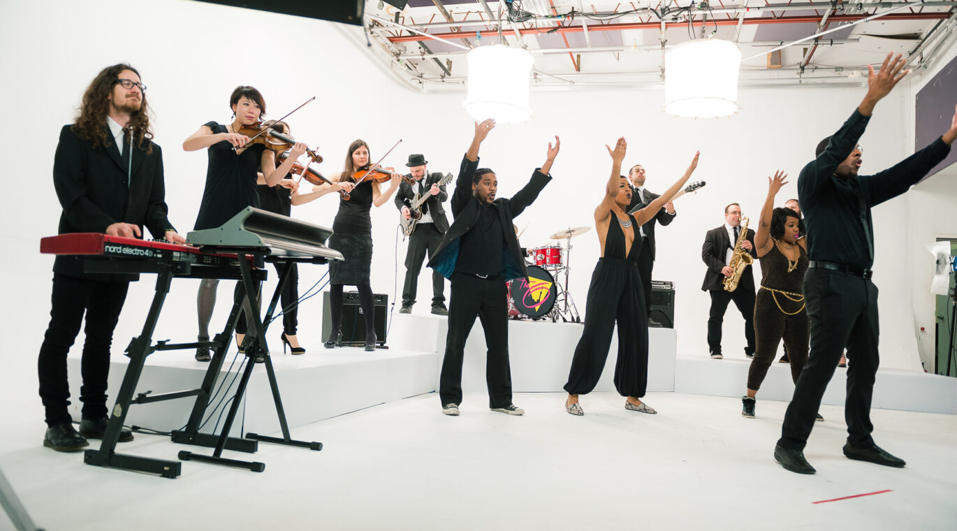 band in studio