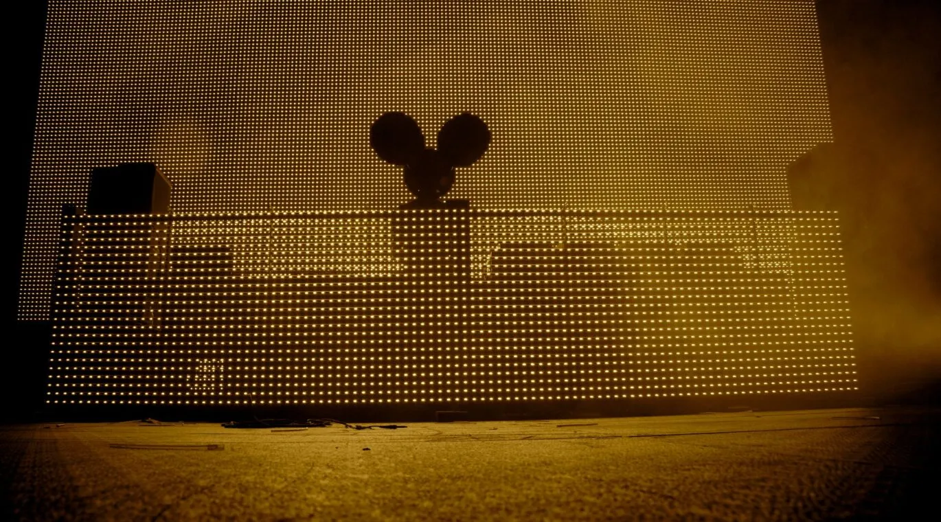 deadmau5 setup at a corporate event