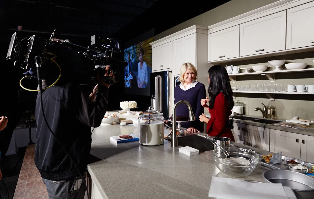 martha stewart at a corporate event