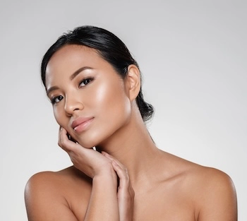 young beauty with healthy skin after Tucson med spa skin care package