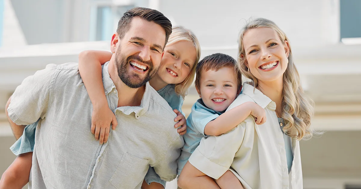 Familia feliz.