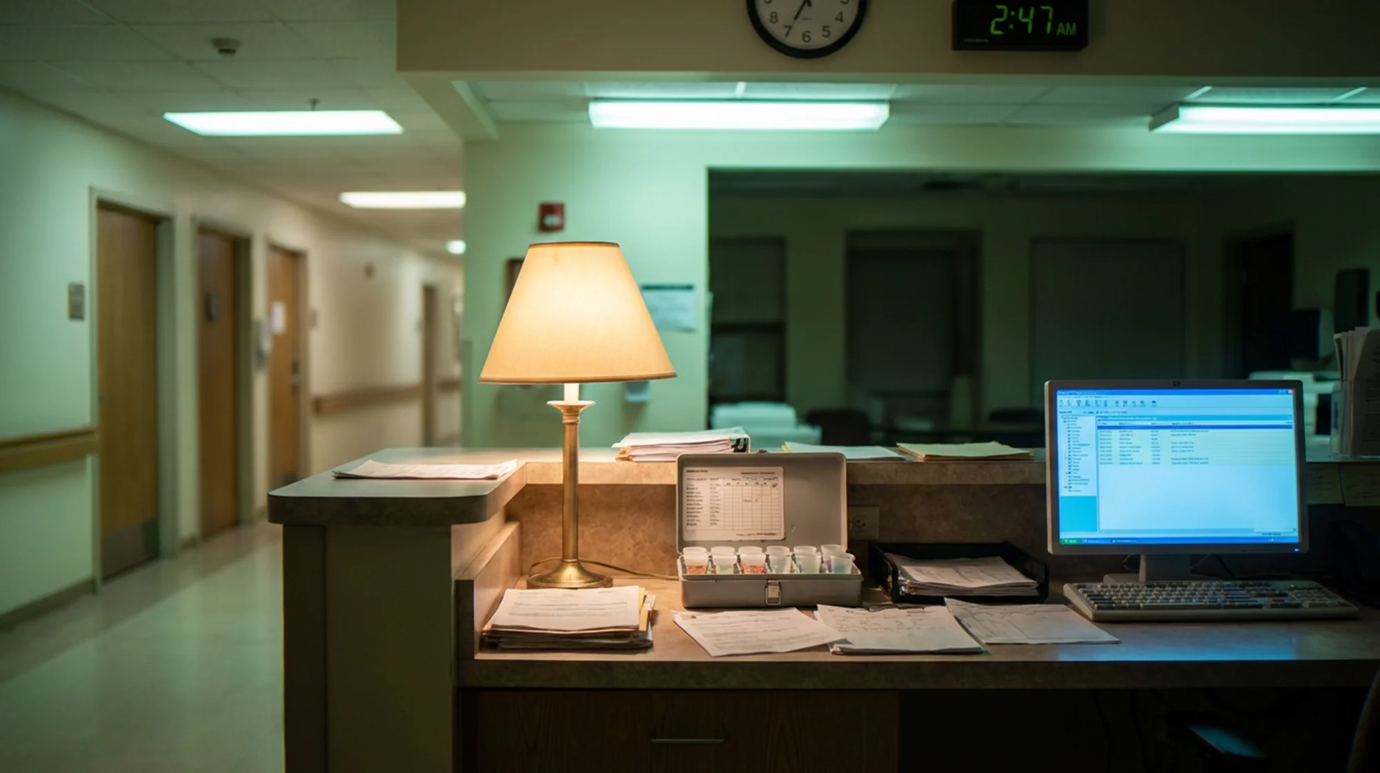 Recepción de un hogar de ancianos