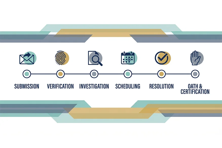 Illustration of a timeline for N-400 processing time.