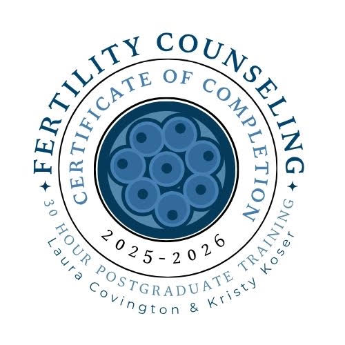 Fertility Counseling Certificate of Completion badge, 30-hour postgraduate training, 2025–2026