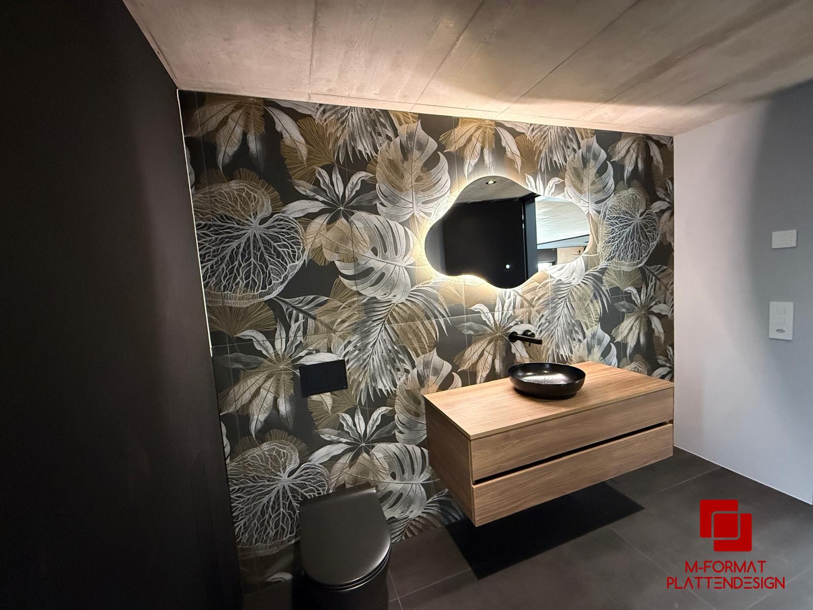 Ein Badezimmer mit Charakter. 
Ausdrucksstarkes Design trifft auf saubere, 
präzise Verarbeitung.