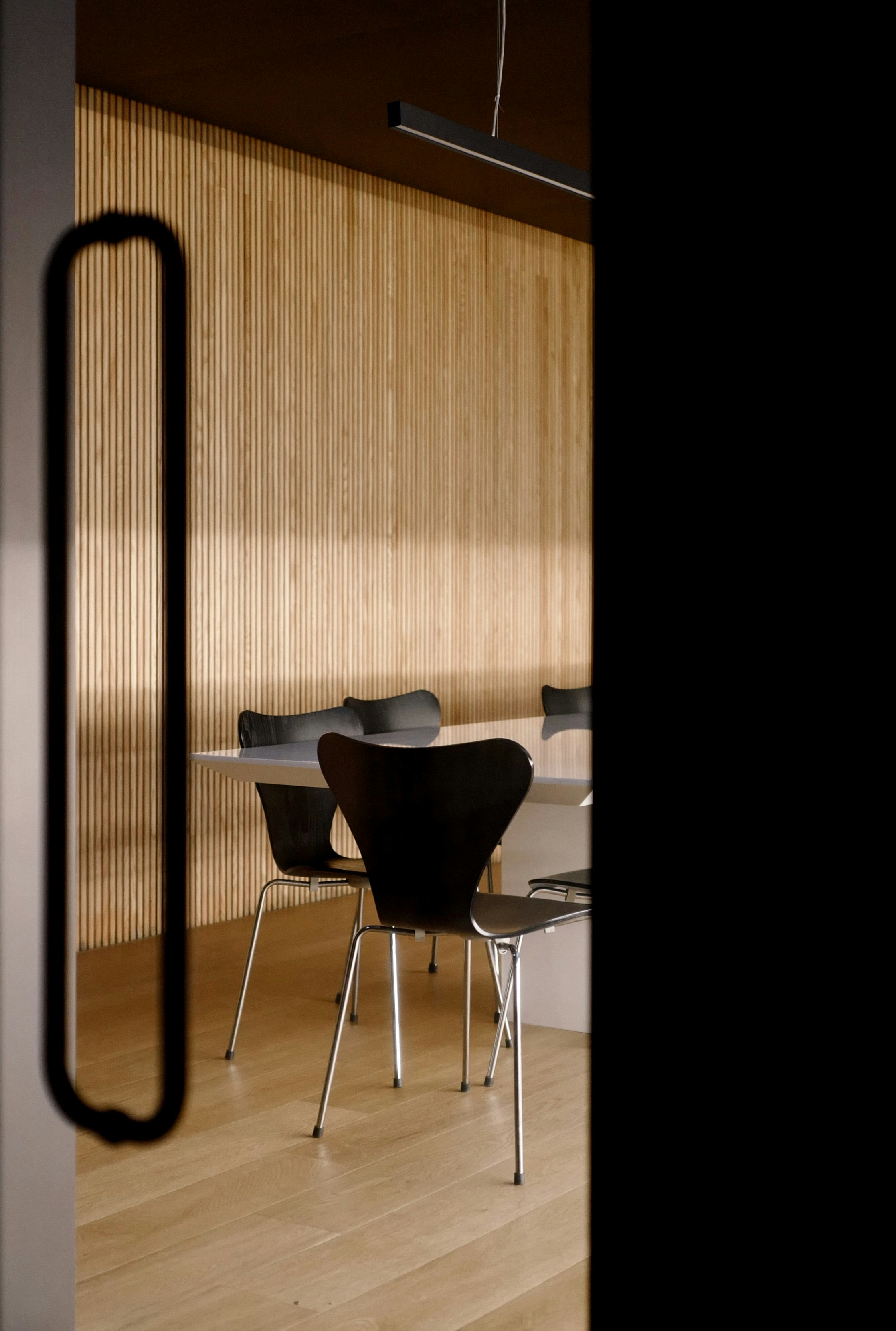 modern office, photo from the door 