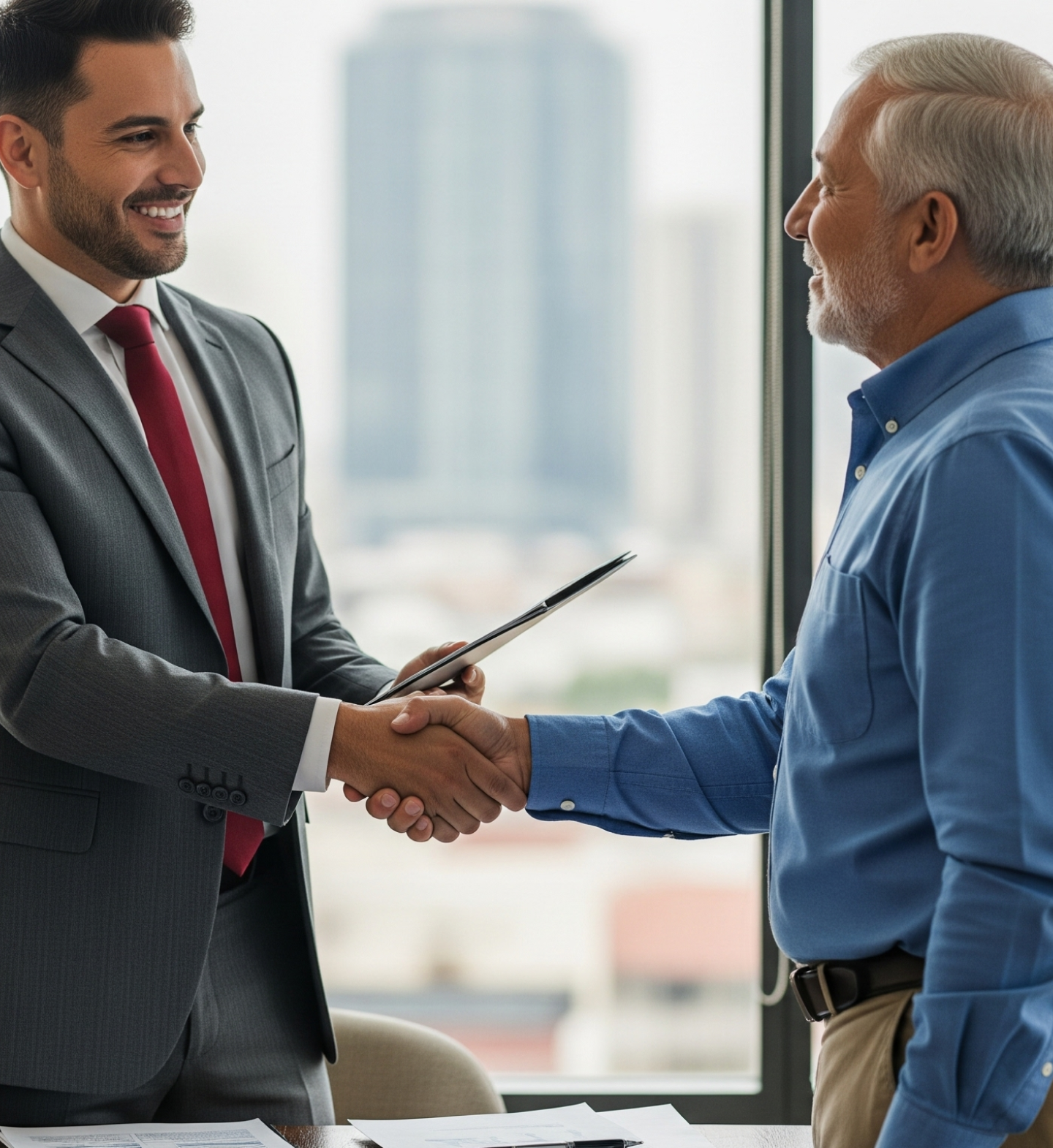 Partner Discussing with Legal Team