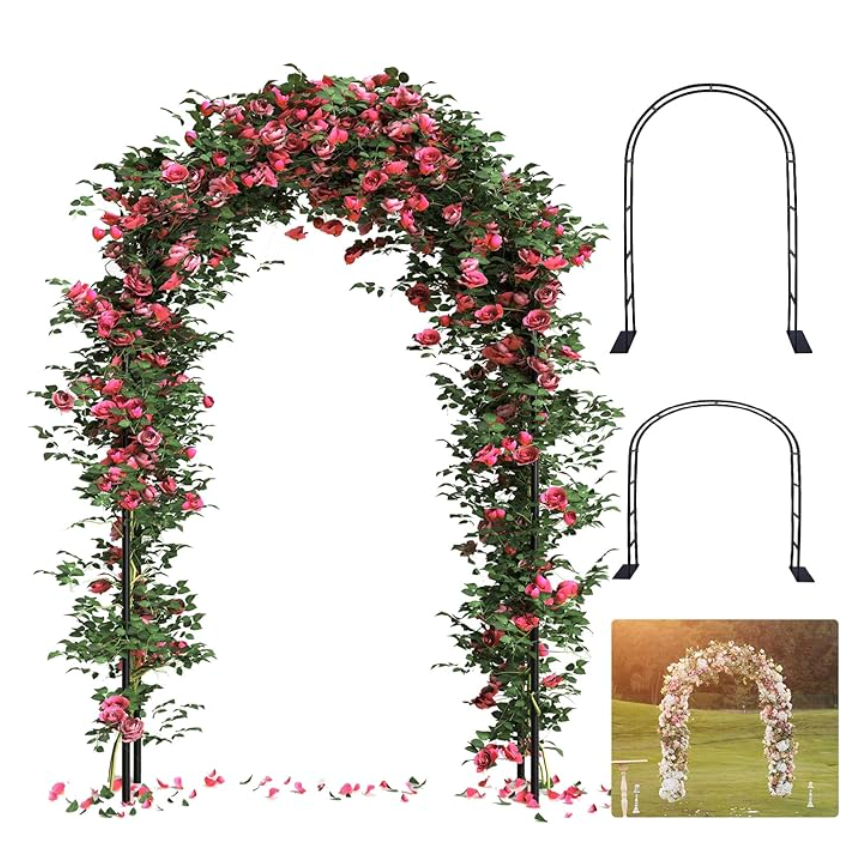 Metal Garden Arch Trellis for Climbing Plants