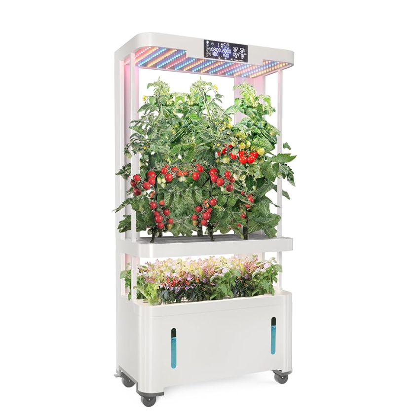 Vertical Indoor Hydroponic Growing System 2 Tier