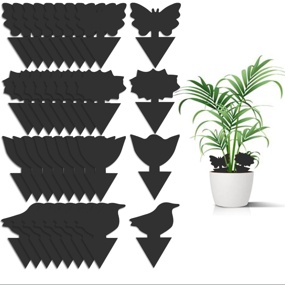 Black Sticky Fungus Gnat Traps