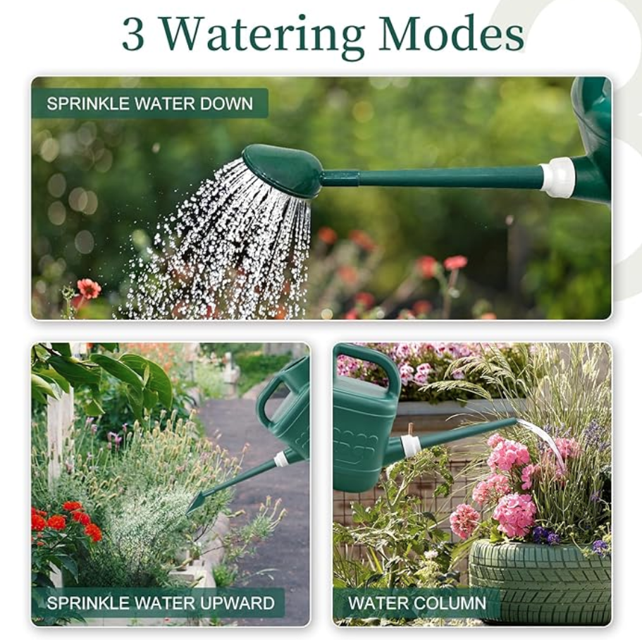 2-Gallon Watering Can with Removable Long Spout