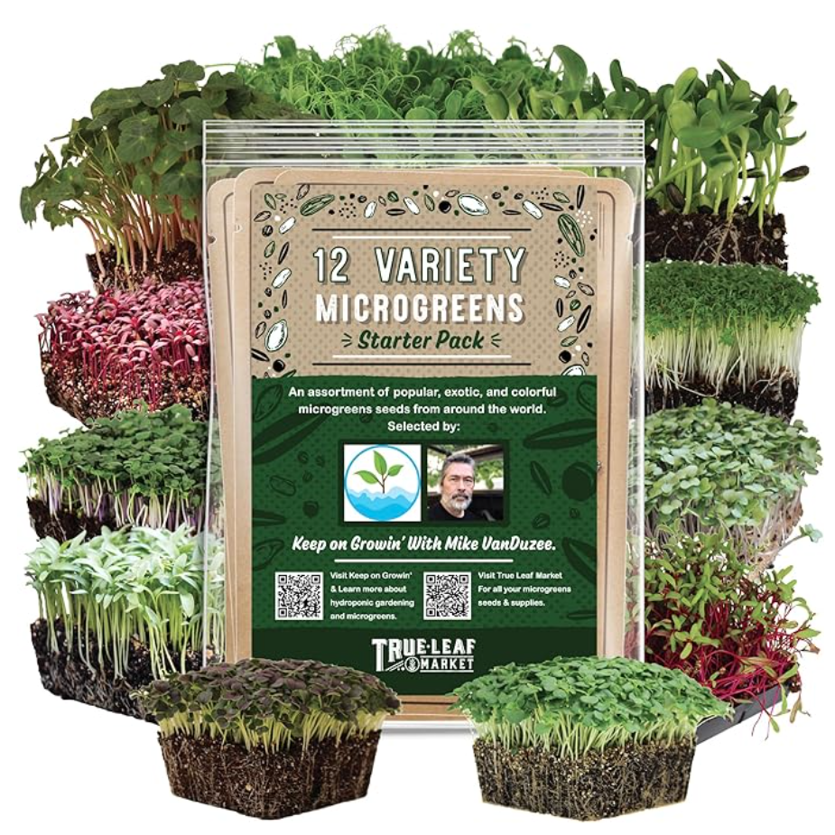 Microgreens Seed Variety Pack for Year Round Growing