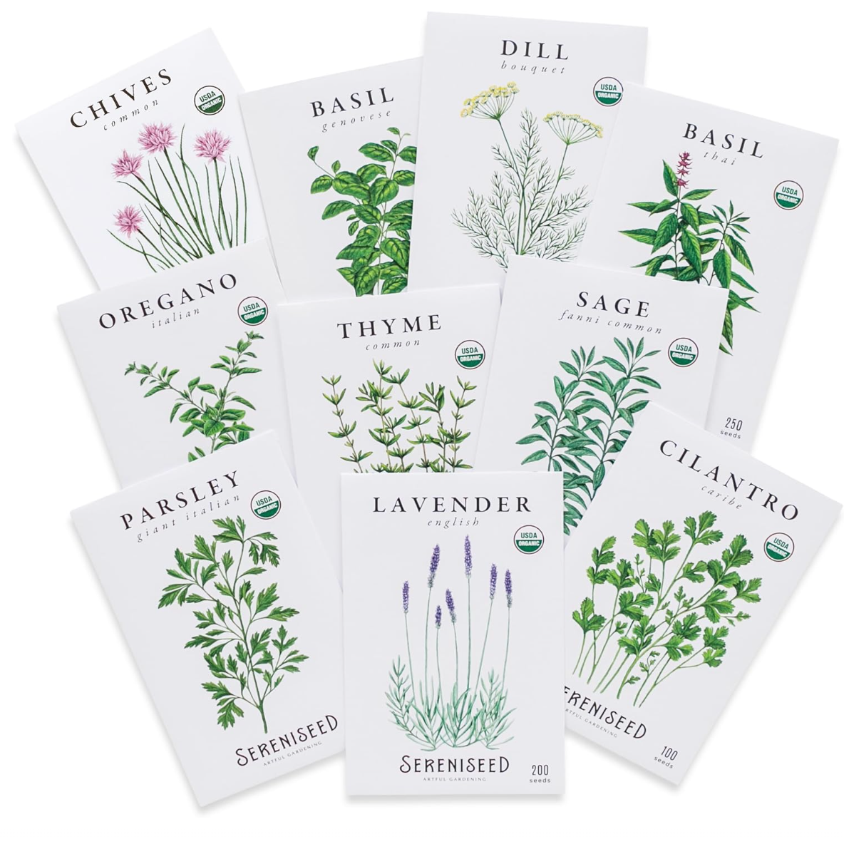 Organic Culinary Herb Seed Starter Collection