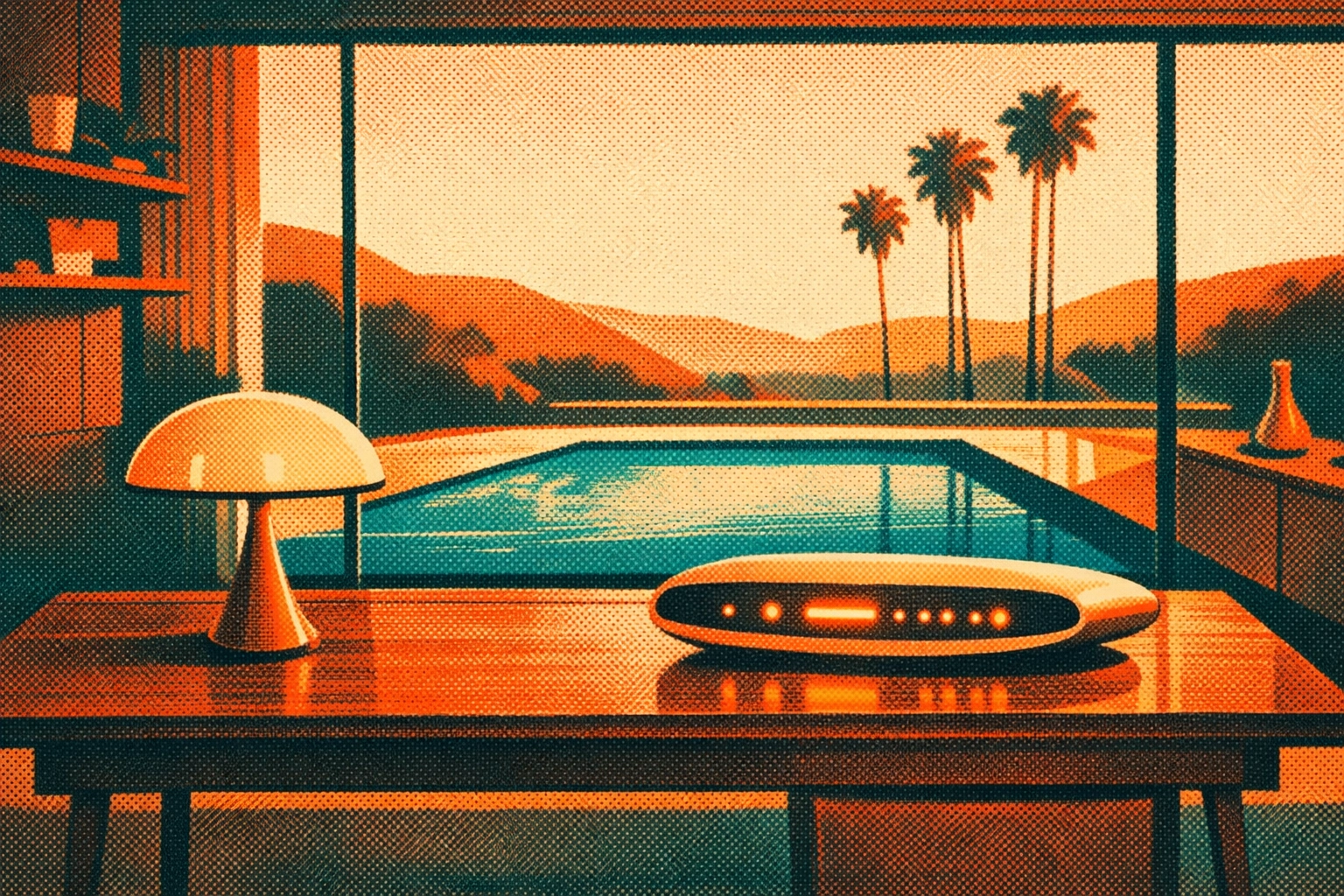 Organized minimalist workspace showing the effortless productivity of a proactive ai employee in a sunny home office.