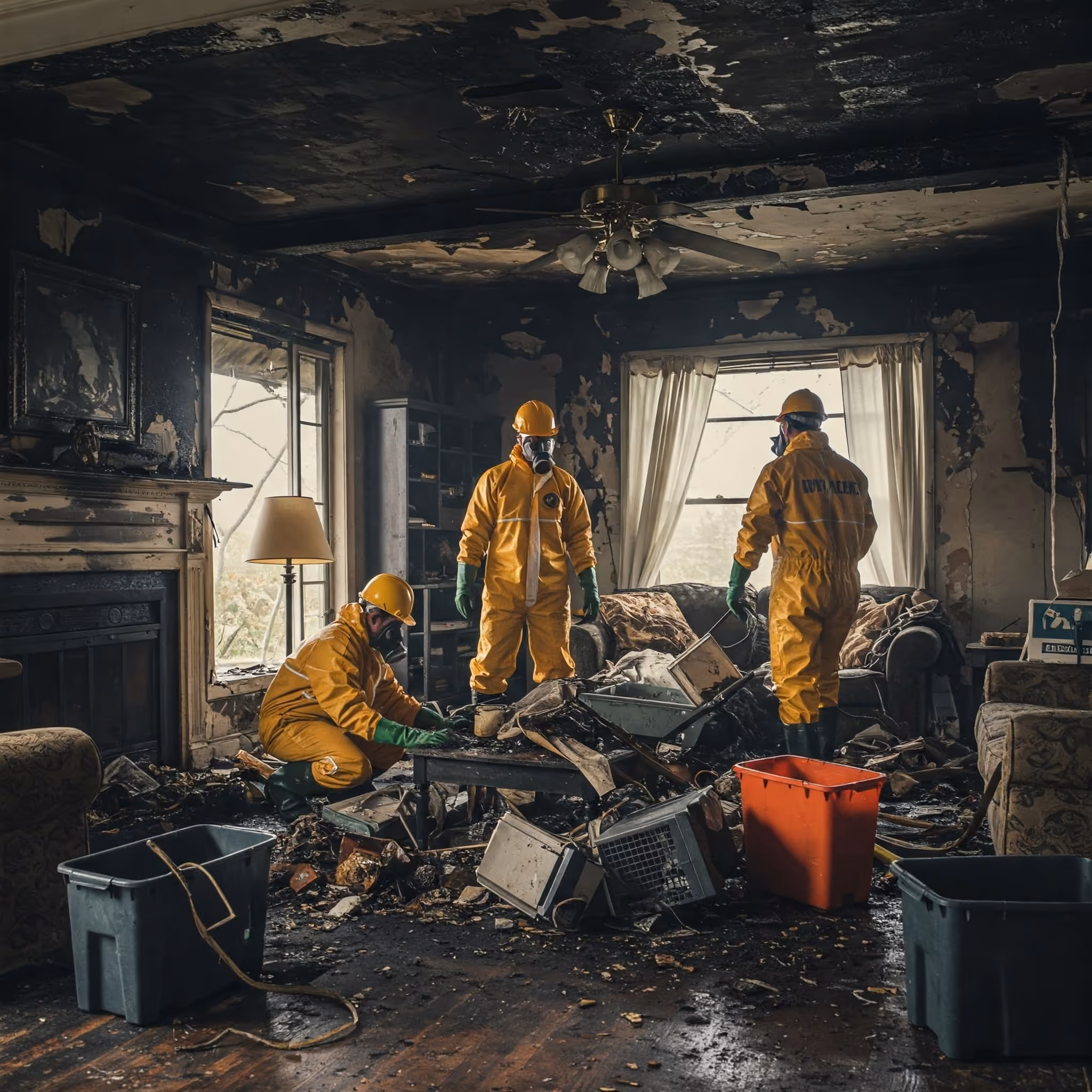 Entrümpelung nach einem Brandschaden