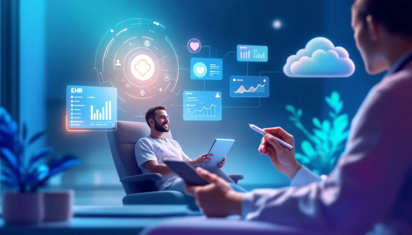 A visual representation of patient engagement through EHR integration.