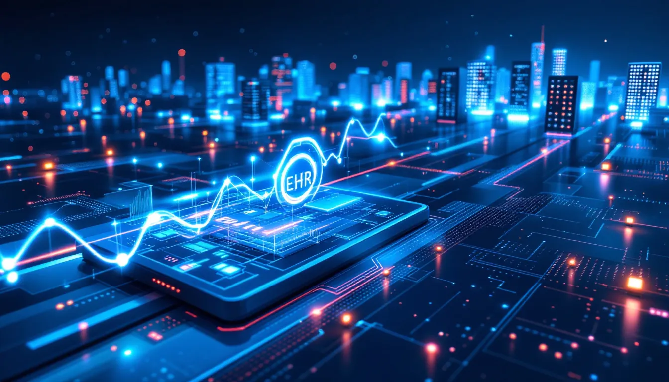An image illustrating enhanced data security measures in EHR integration.
