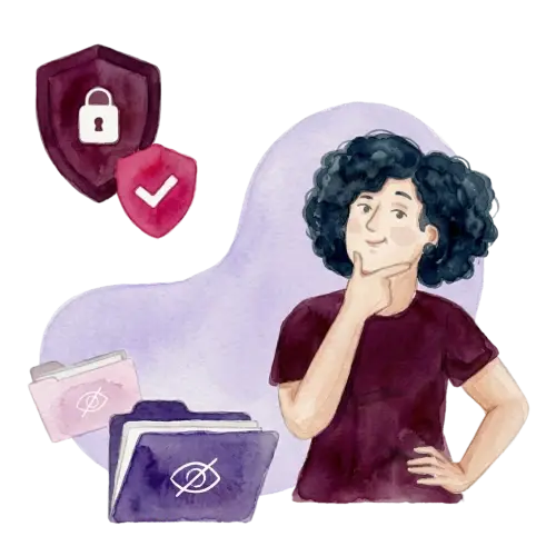 Therapist using secure HIPAA compliant Mentalyc platform