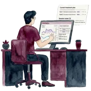 Reviewing AI Therapy Notes and Analytics with Mentalyc