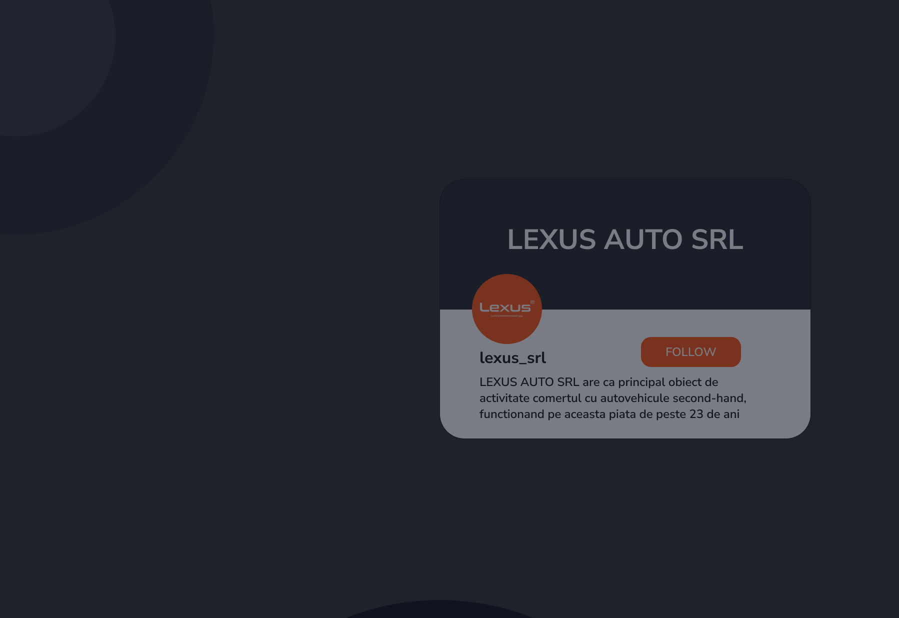 Lexus Auto SRL