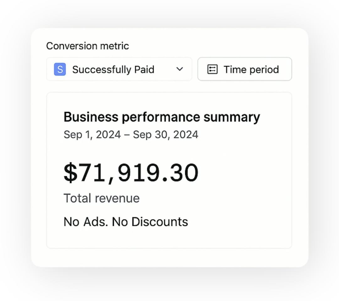 Dashboard mockup