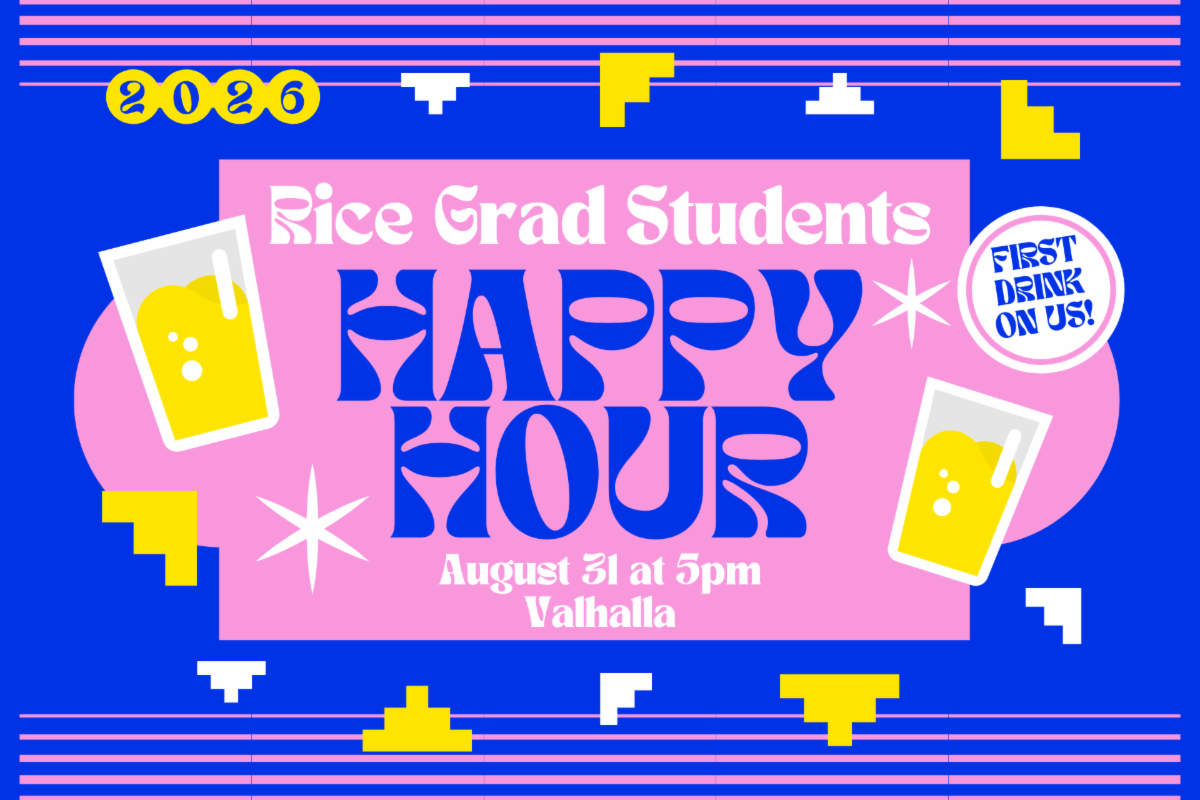 Rice University Graduate Student happy hour