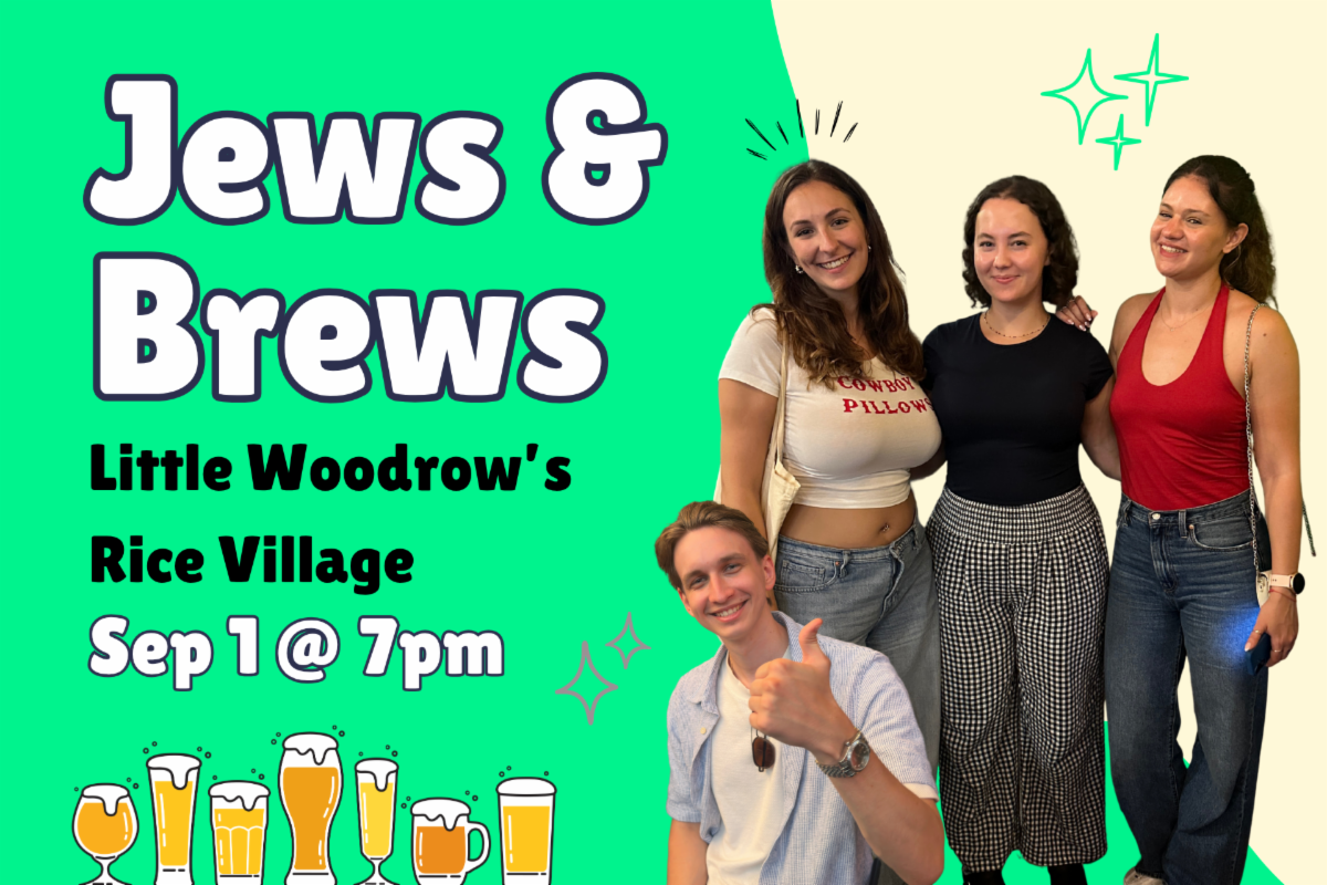 Jewish young adults at smiling at a happy hour