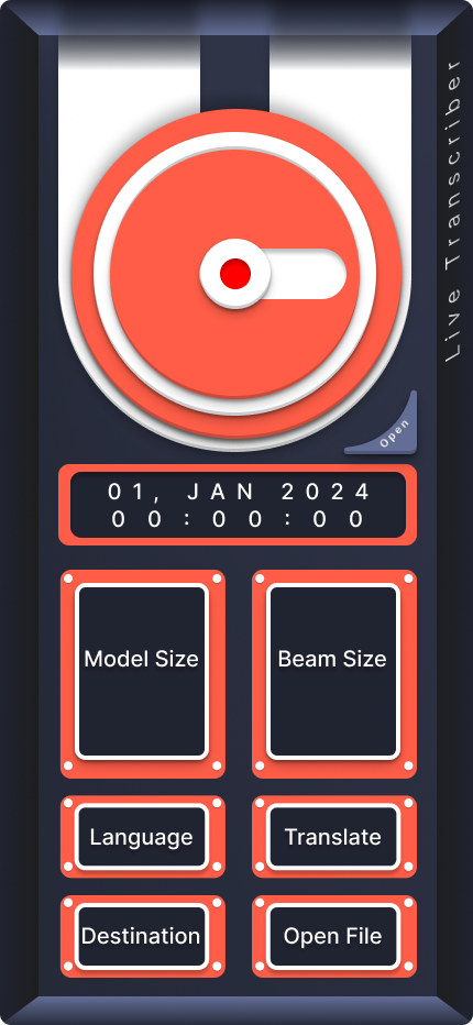 AI Transcriber App Prototype