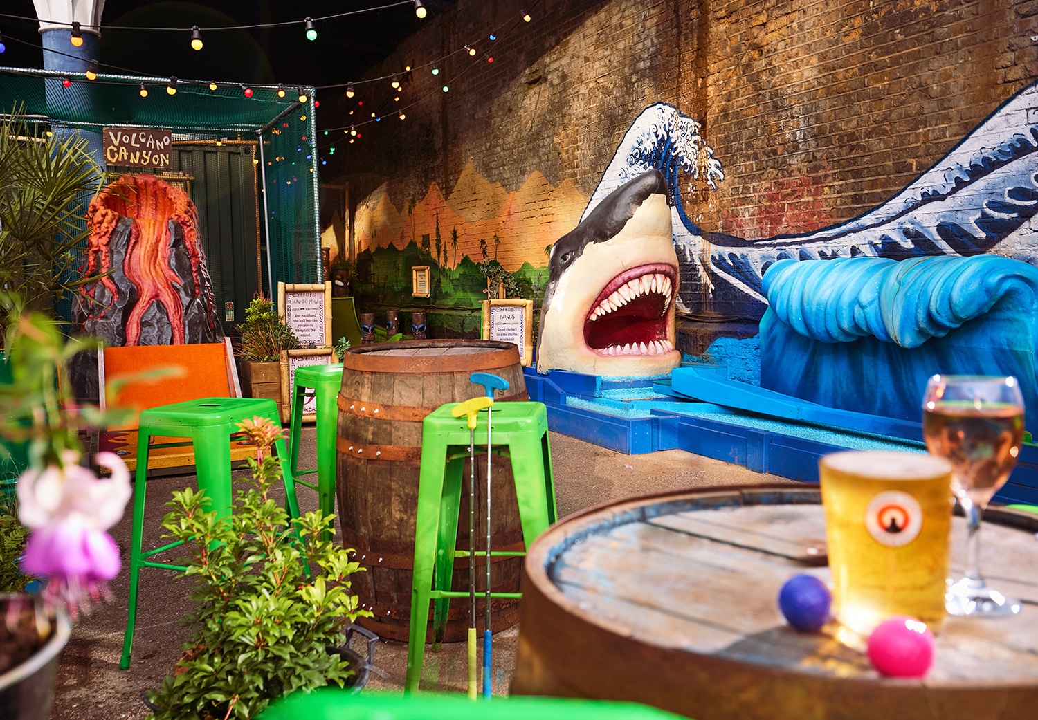 Plonk Crazy Golf Private Hire Venue Hackney London