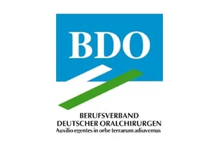 Logo des BDO – Berufsverband Deutscher Oralchirurgen, der die Interessen von zahnärztlichen Chirurgen in Deutschland vertritt und die Entwicklung von Standards in der chirurgischen Zahnmedizin fördert.