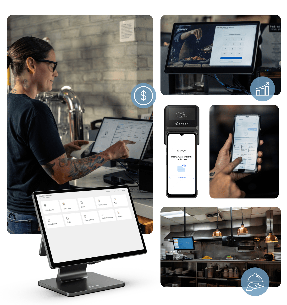 Peppr POS, handhelds, and KDS built for independent restaurants