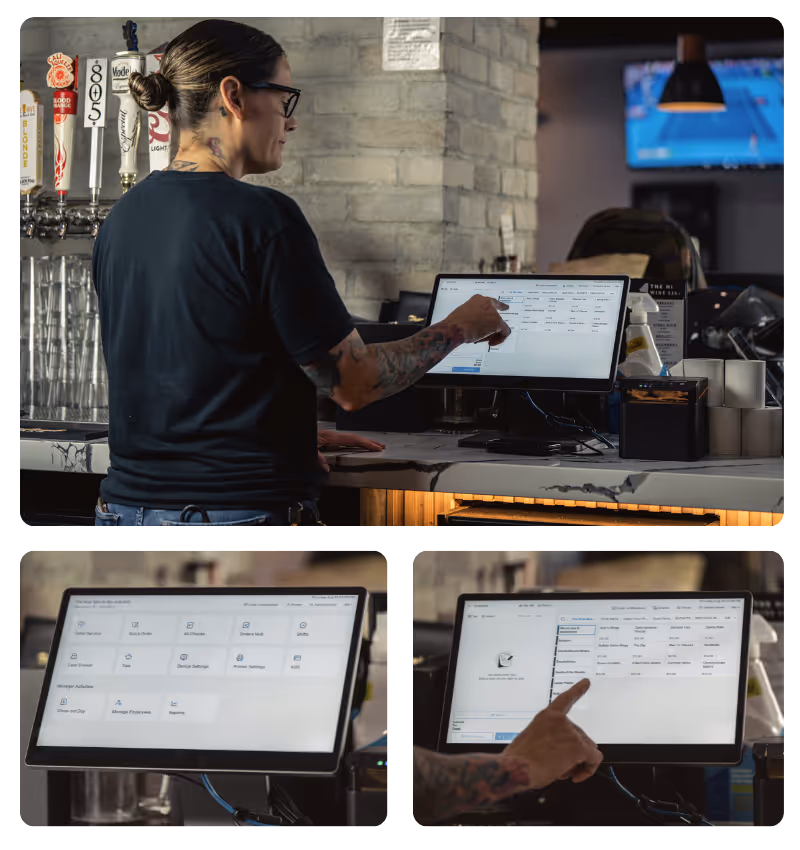 Peppr POS in use at a restaurant
