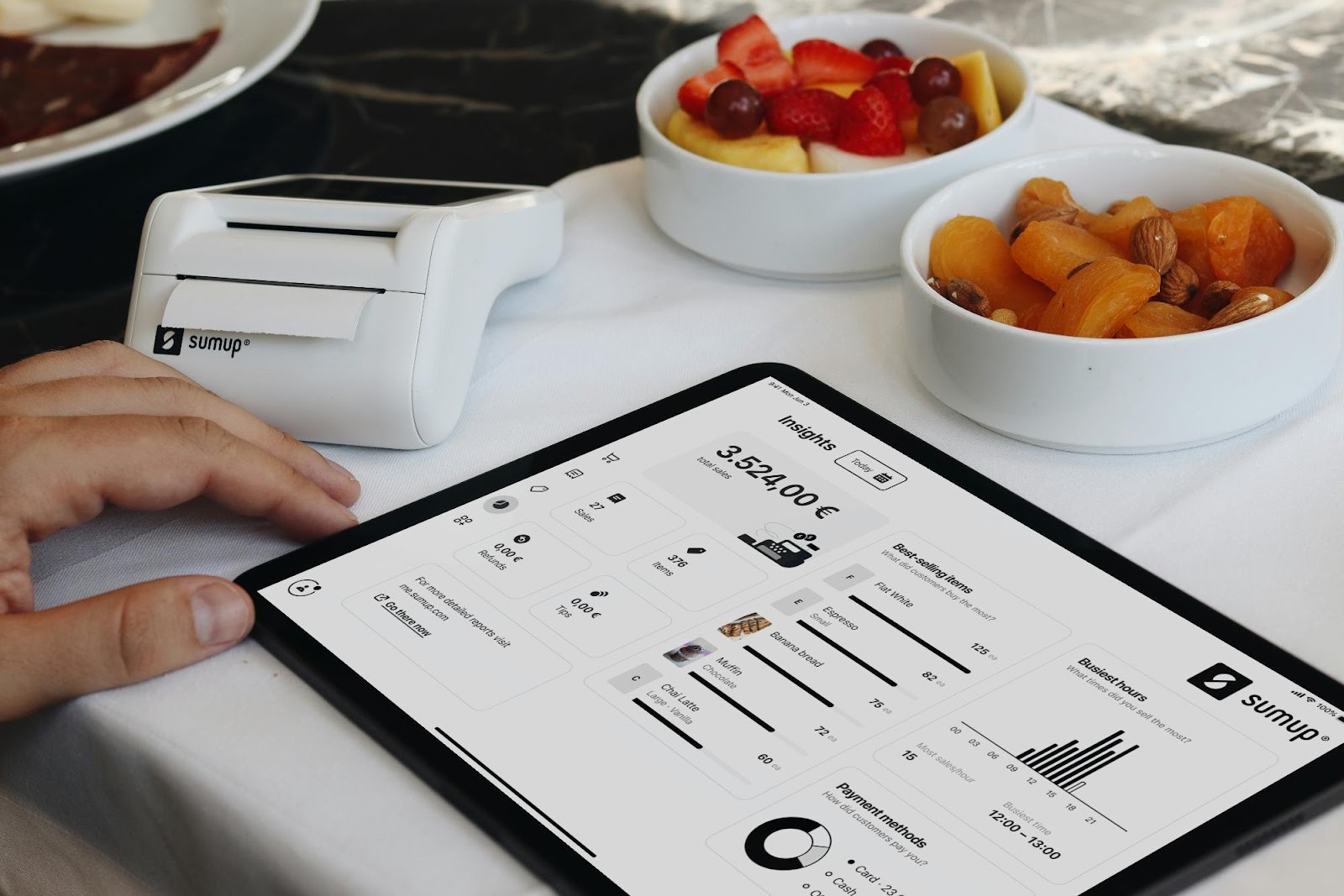 Squarespace restaurant website template showcasing menu