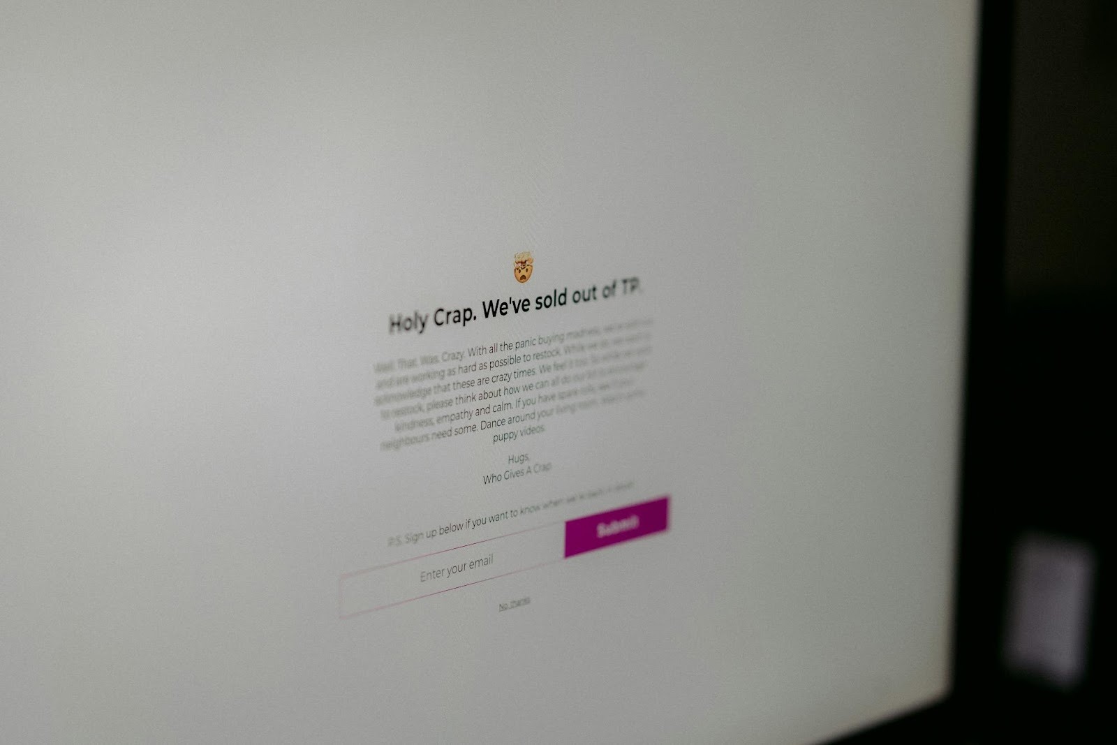 Restaurant website template on a laptop screen