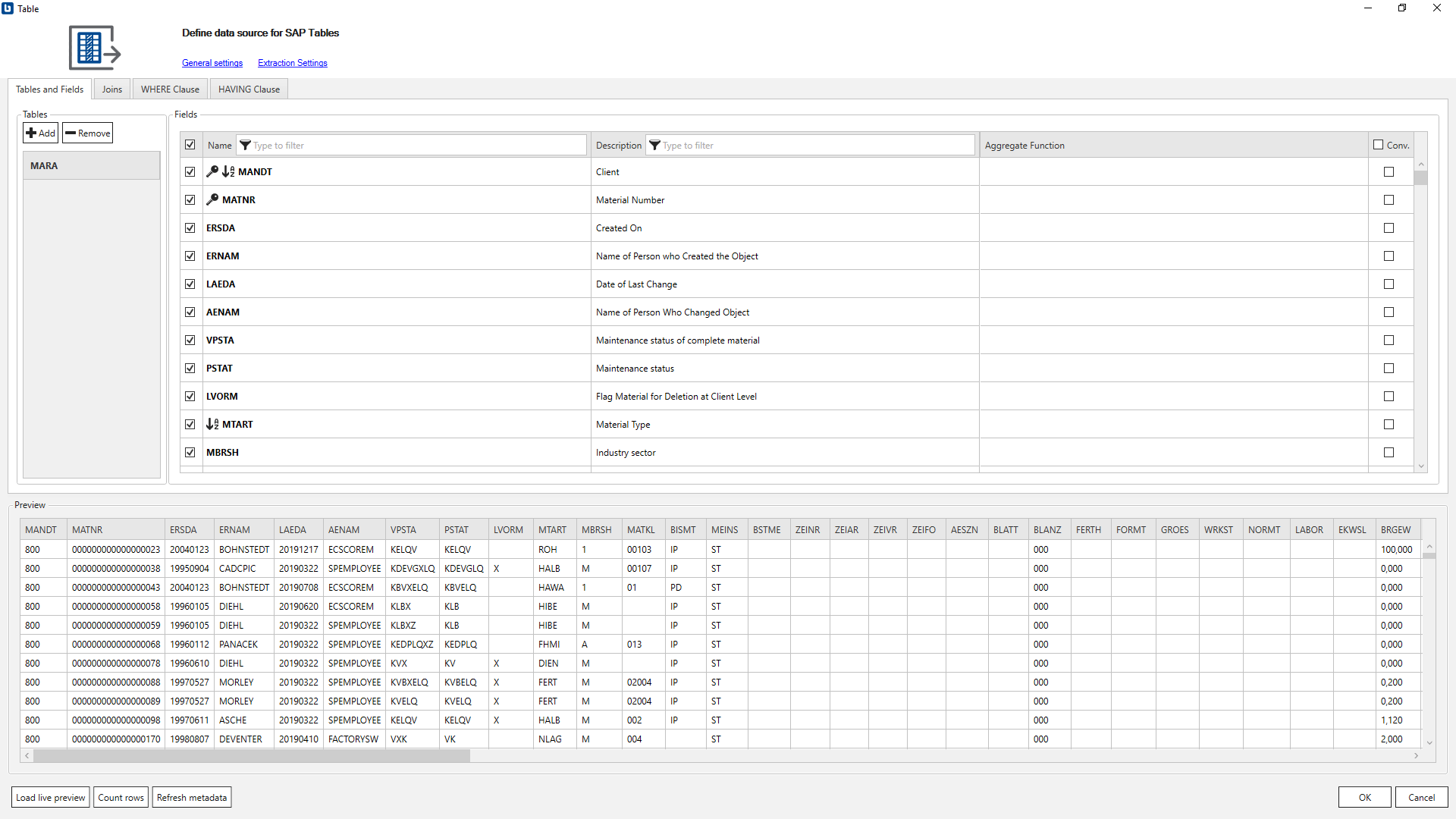 Screenshot vom Board Connector.