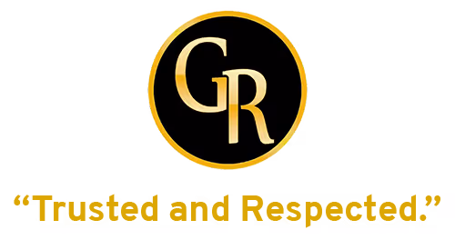 Gold Rush business logo with slogan