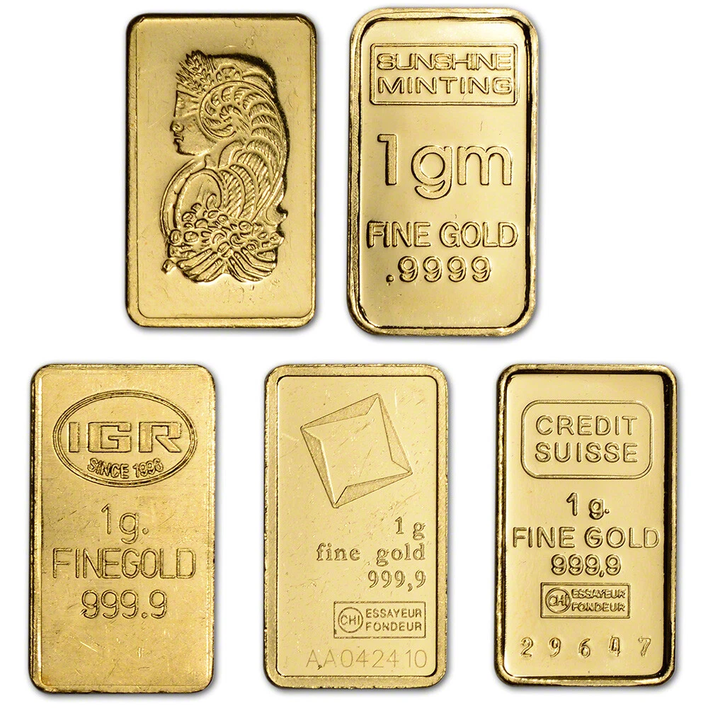 Gold Bars or Gold Bullion