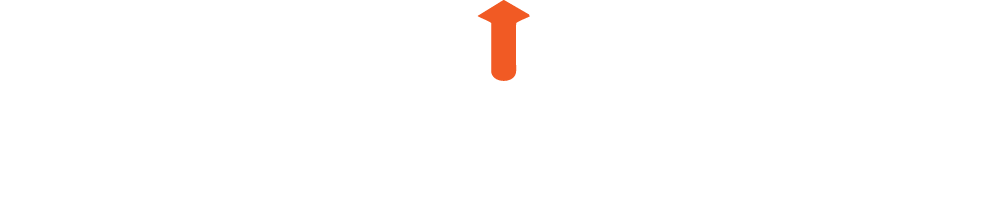 Text reading 'Why UpLift Digital?' with an orange upward arrow integrated into the letter U of UpLift.