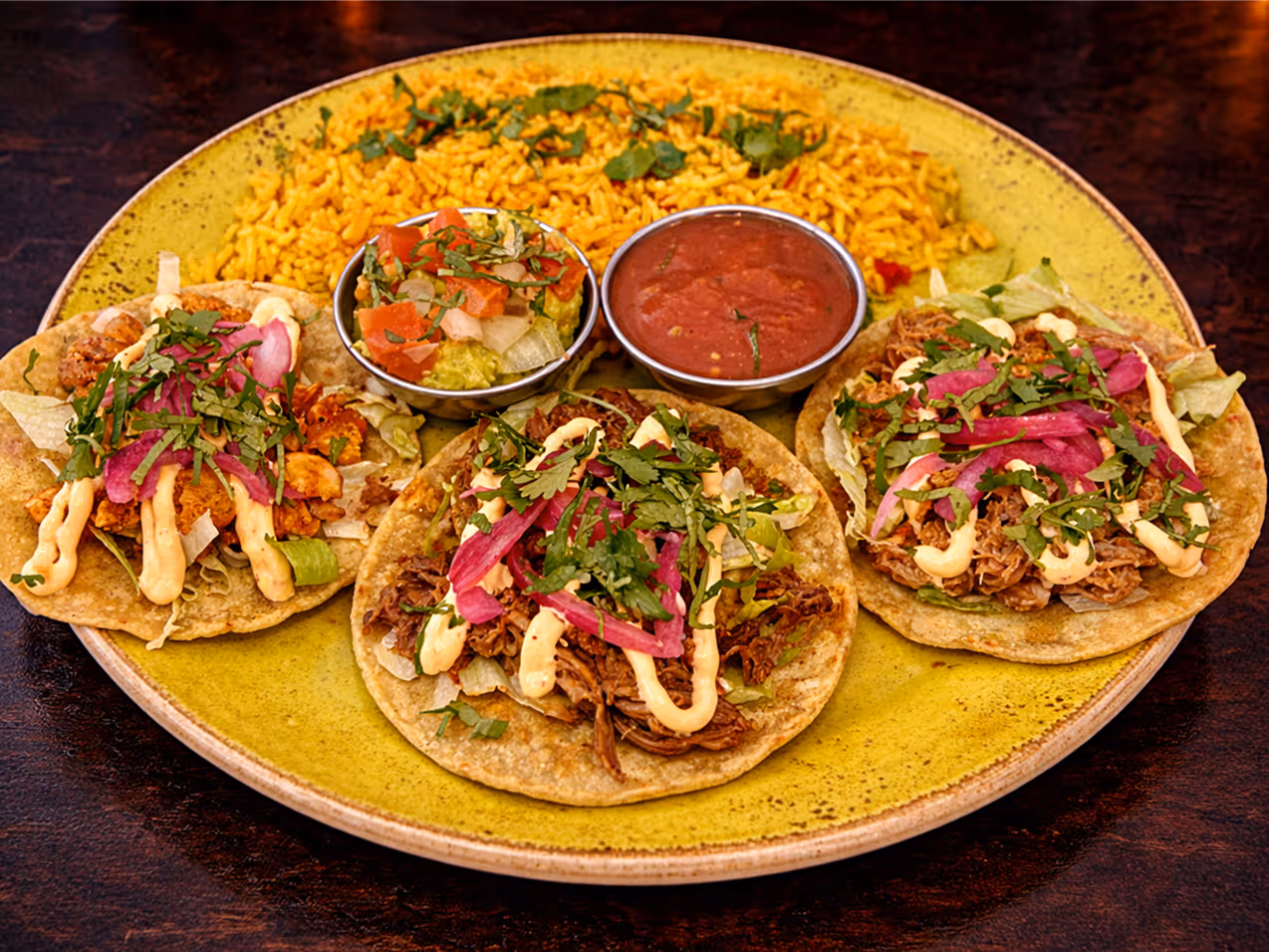 Trio De Tacos